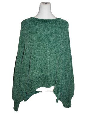 Altar’d State Chunky Knit Oversized Green Sweater Super Soft Size Oversized  XL